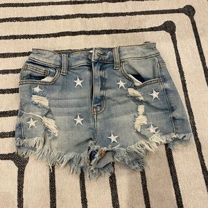 Never worn star Jean shorts